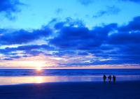 Three on the Beach�